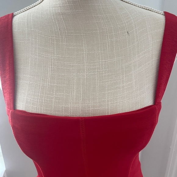 Alythea Bandage Red Mini Dress - Picture 5 of 10